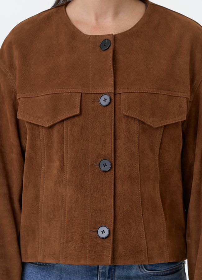 Куртка из натуральной замши модель № 29923 в рассрочку