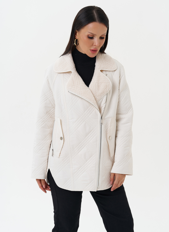 Женская двухсторонняя куртка "косуха"