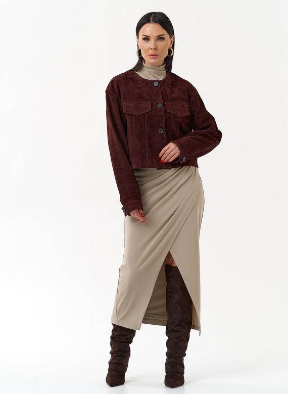 Куртка из натуральной замши 